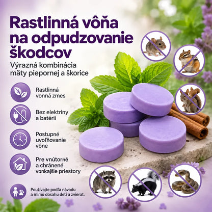 Prírodné voňavé odpudzovacie puky – ochrana proti škodcom pre dom, garáž a exteriér