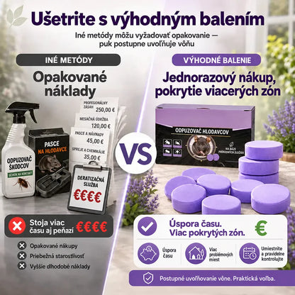 Prírodné voňavé odpudzovacie puky – ochrana proti škodcom pre dom, garáž a exteriér