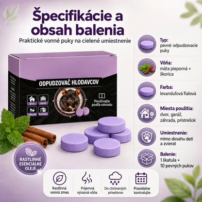 Prírodné voňavé odpudzovacie puky – ochrana proti škodcom pre dom, garáž a exteriér