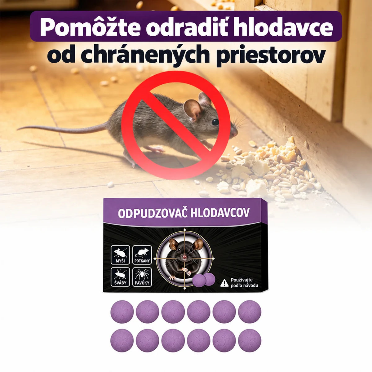 Prírodné voňavé odpudzovacie puky – ochrana proti škodcom pre dom, garáž a exteriér