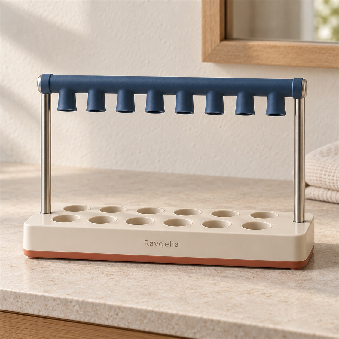 Ravqelia Two-Level Makeup Brush Drying Rack - view 1