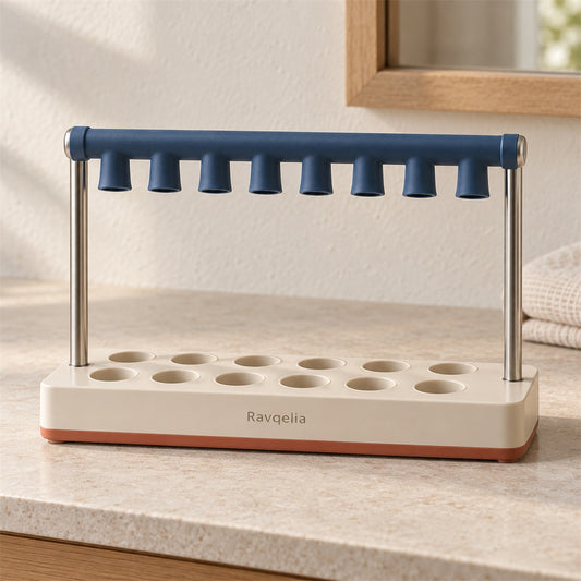 Ravqelia Two-Level Makeup Brush Drying Rack - view 1