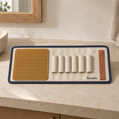 Ravqelia Foldable Brush Cleaning Mat and Organizer - view 1