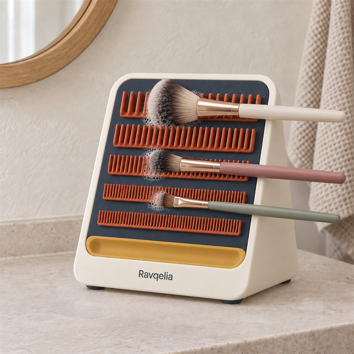 Ravqelia Upright Multi-Groove Brush Cleaning Board - view 2