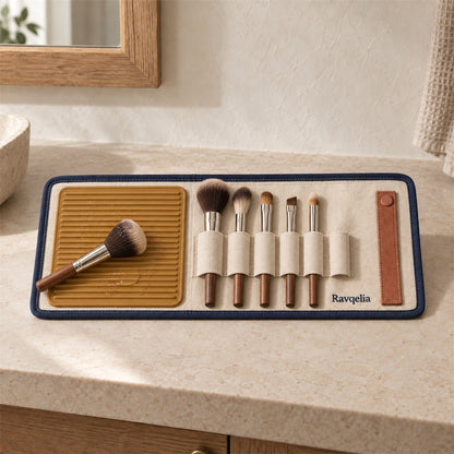 Ravqelia Foldable Brush Cleaning Mat and Organizer - view 2