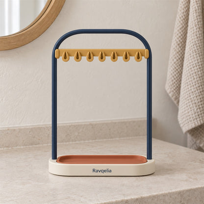 Ravqelia Seven-Hook Makeup Brush Drying Stand - view 2