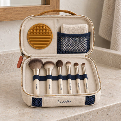 Ravqelia Compact Makeup Brush Travel Case - view 2