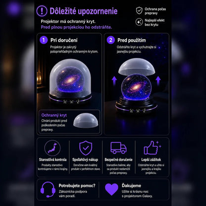 🌌🔮 Topacme® Projektor nočného svetla